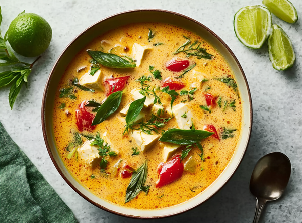Thaise Curry Soep met Tofu - recept van The Spice Club