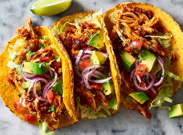 Crispy Cheddar Kip Tacos uit de Oven - recept van The Spice Club
