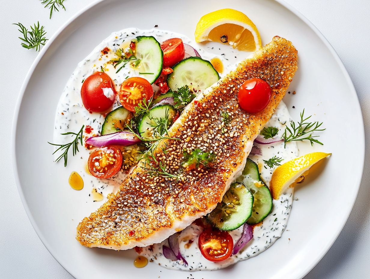 Pesca X The Spice Club · Everything Bagel Vis met Salade - recept van The Spice Club