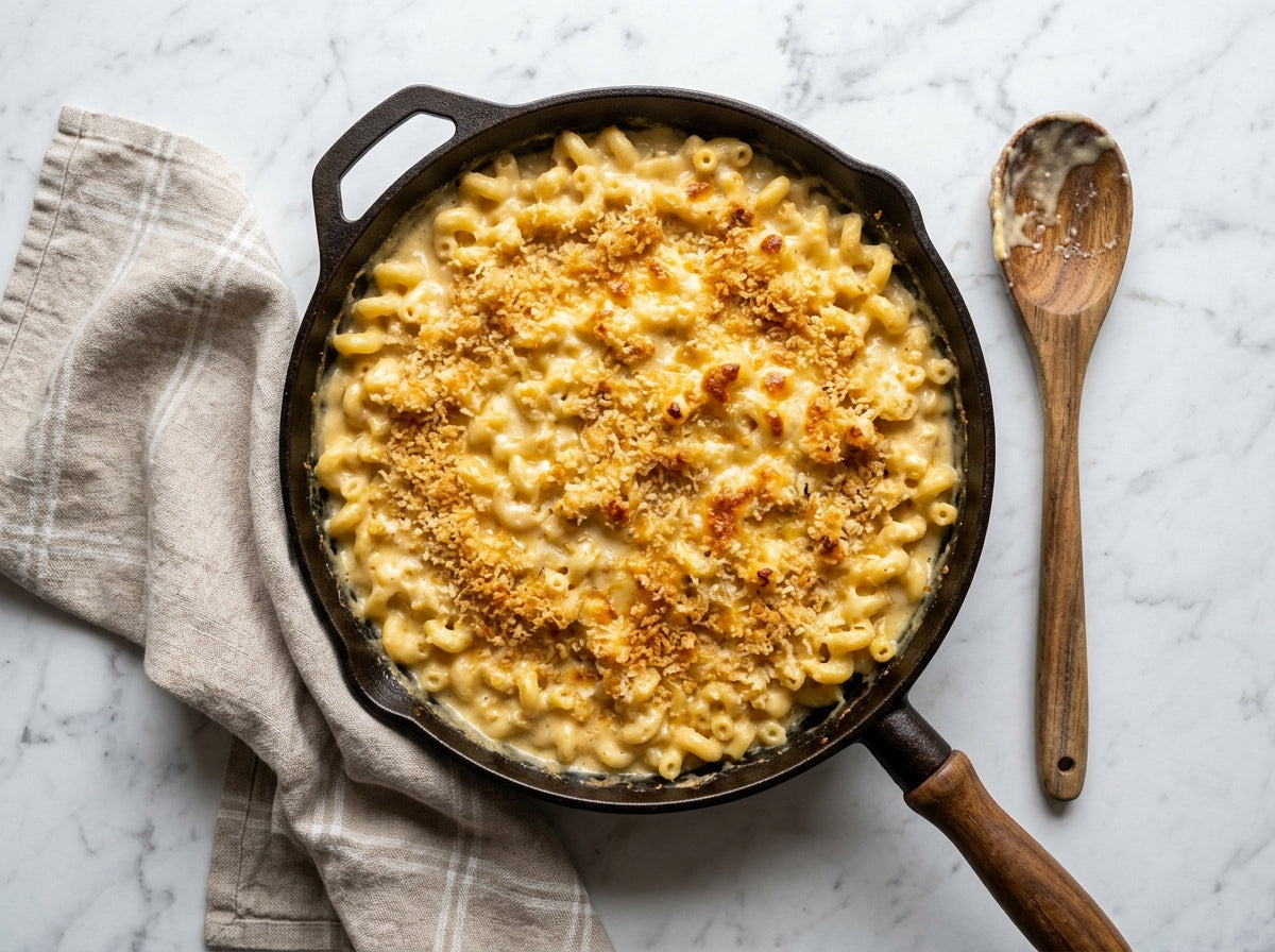 Mac and Cheese Zonder Pakje — Romig en Gekruid - recept van The Spice Club