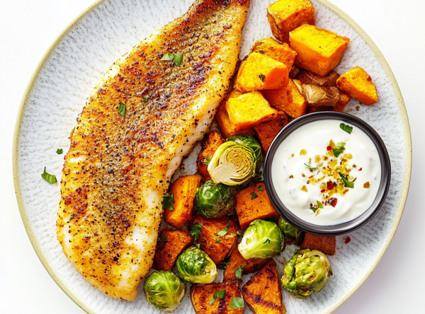 Indiase Tilapia Met Gegrilde Groenten - recept van The Spice Club