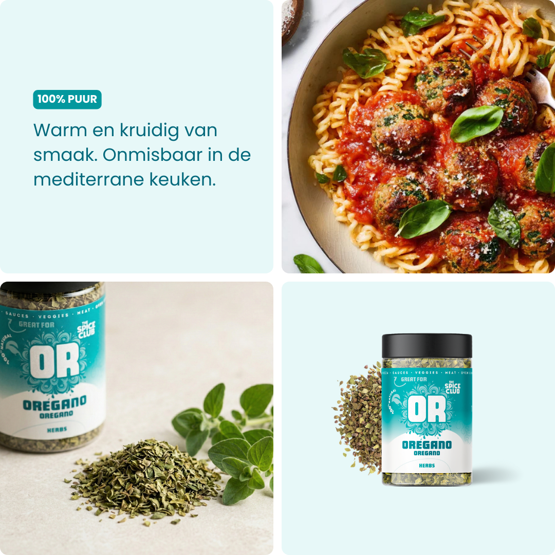 Oregano Heel - kruiden - verpakking | The Spice Club