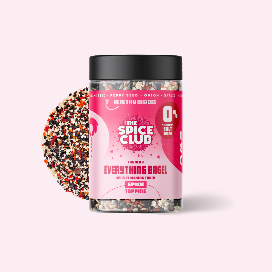 Spicy Everything Bagel Topping - kruidenmix, 100% natuurlijk, zoutvrij | The Spice Club
