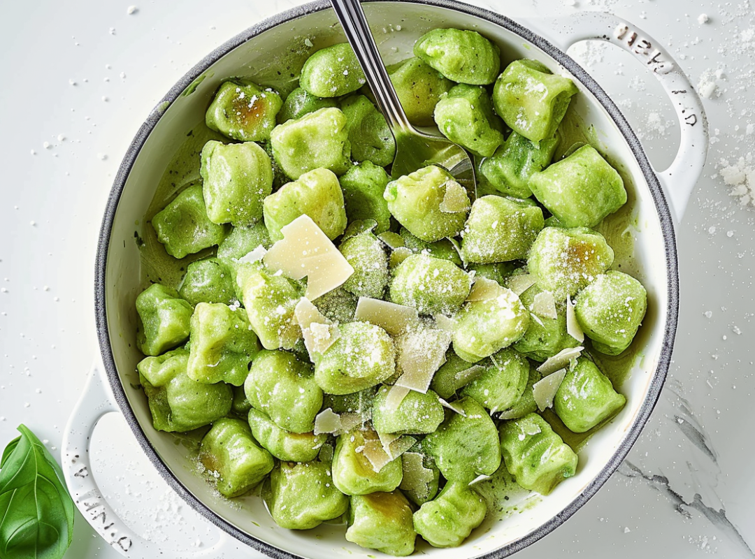 Romige Basilicum & Spinazie Gnocchi - recept van The Spice Club