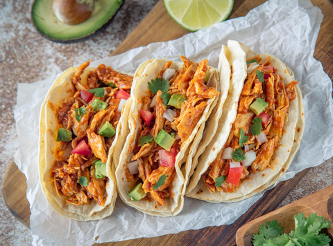 Gesunde Hähnchen-Tortillas