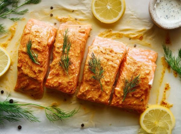Marinierter Lachs mit Zitronen-Couscous - Rezept von The Spice Club