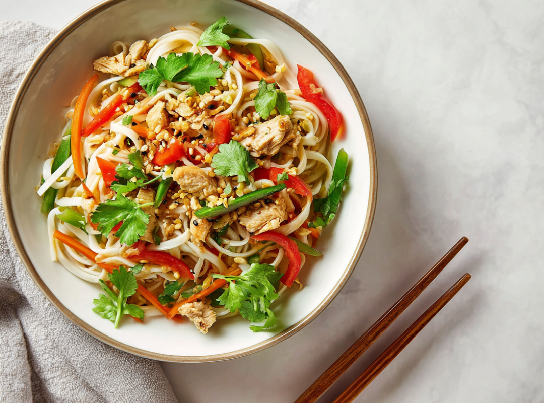 Kip noodle salade - recept van The Spice Club