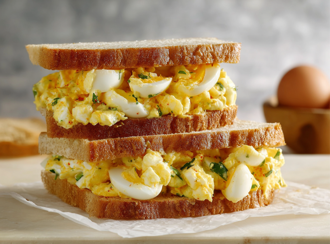 Eiersalade Sandwich - recept van The Spice Club