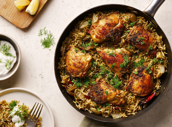 1-pans Za’atar Kip met Rijst - recept van The Spice Club