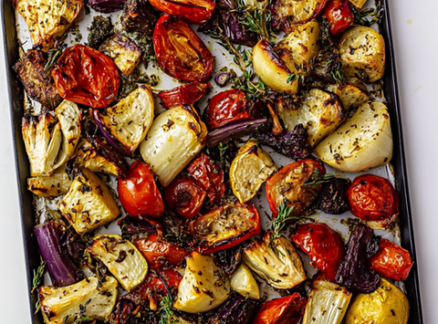 Gegrilltes Gemüse mit Za'atar