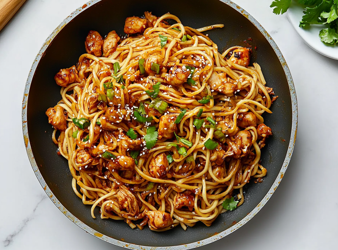 Sesamnoedels met Kip - recept van The Spice Club