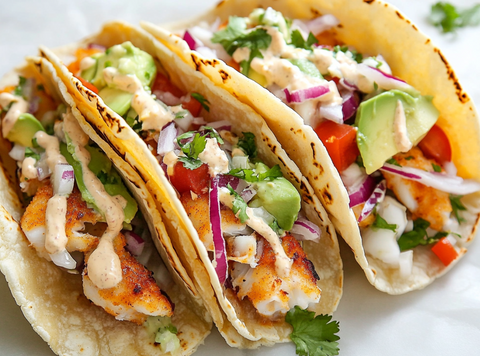 Die Spice Club Fisch-Tacos