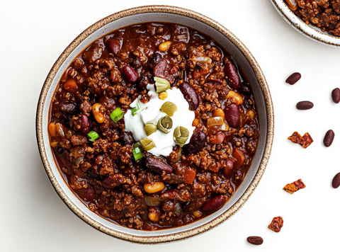Chili con Carne mit gehacktem Fleisch