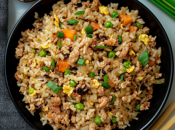 Fried rice met kip gehakt - recept van The Spice Club