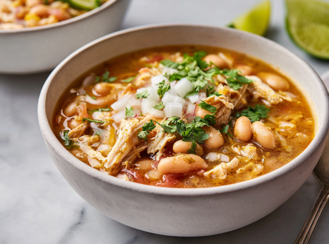 Witte Chili met kip - recept van The Spice Club
