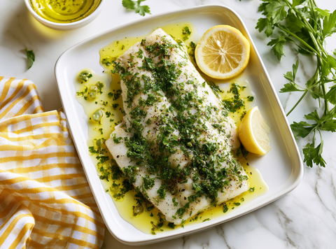 Vis en Papillot met Lemon Herb Grill