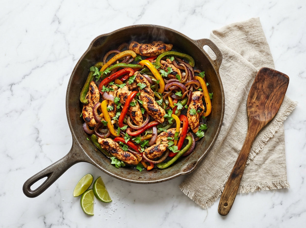 Kip Fajitas met Verse Groenten en Paprika