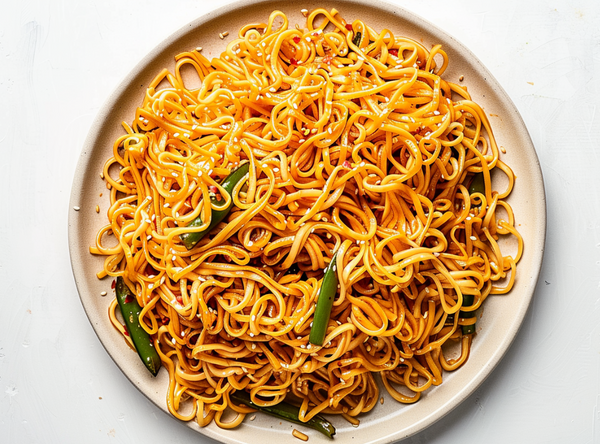 Sesam-Knoblauch-Nudeln - Rezept von The Spice Club
