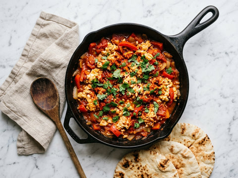 Gekruide Roerei — Shakshuka-Stijl in 10 Minuten