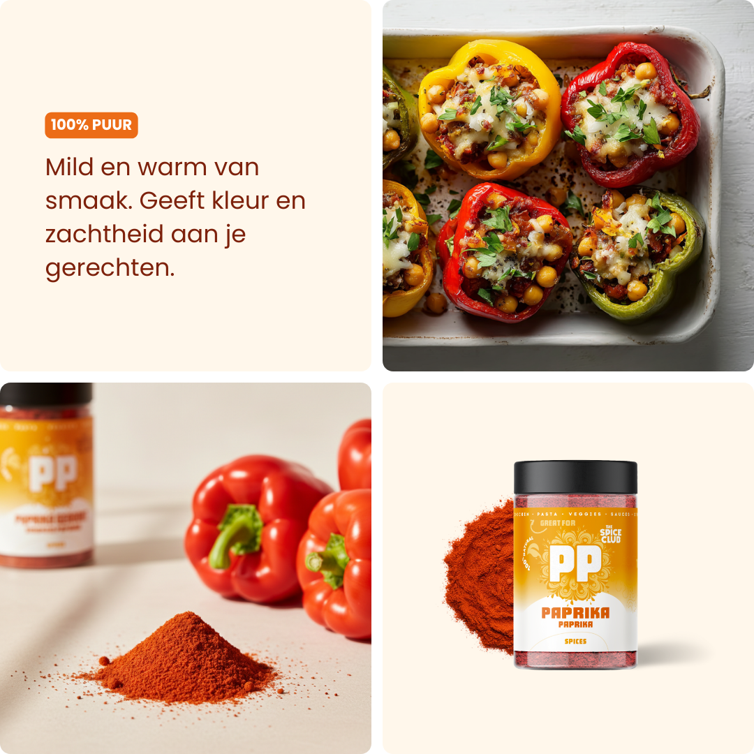 Paprikapoeder - specerijen - verpakking | The Spice Club