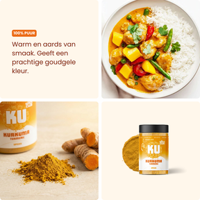 Kurkuma gemalen verpakking - natuurlijke specerij | The Spice Club