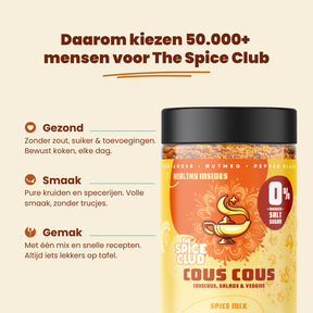 Couscous Mix - kruidenmix, 100% natuurlijk - sfeerbeeld | The Spice Club
