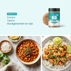 Koriander gemalen ingrediënten - 100% natuurlijk | The Spice Club