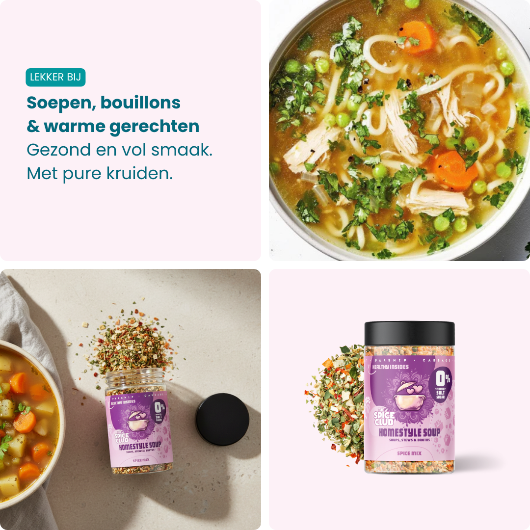 Soep Mix - kruidenmix, 100% natuurlijk - verpakking | The Spice Club