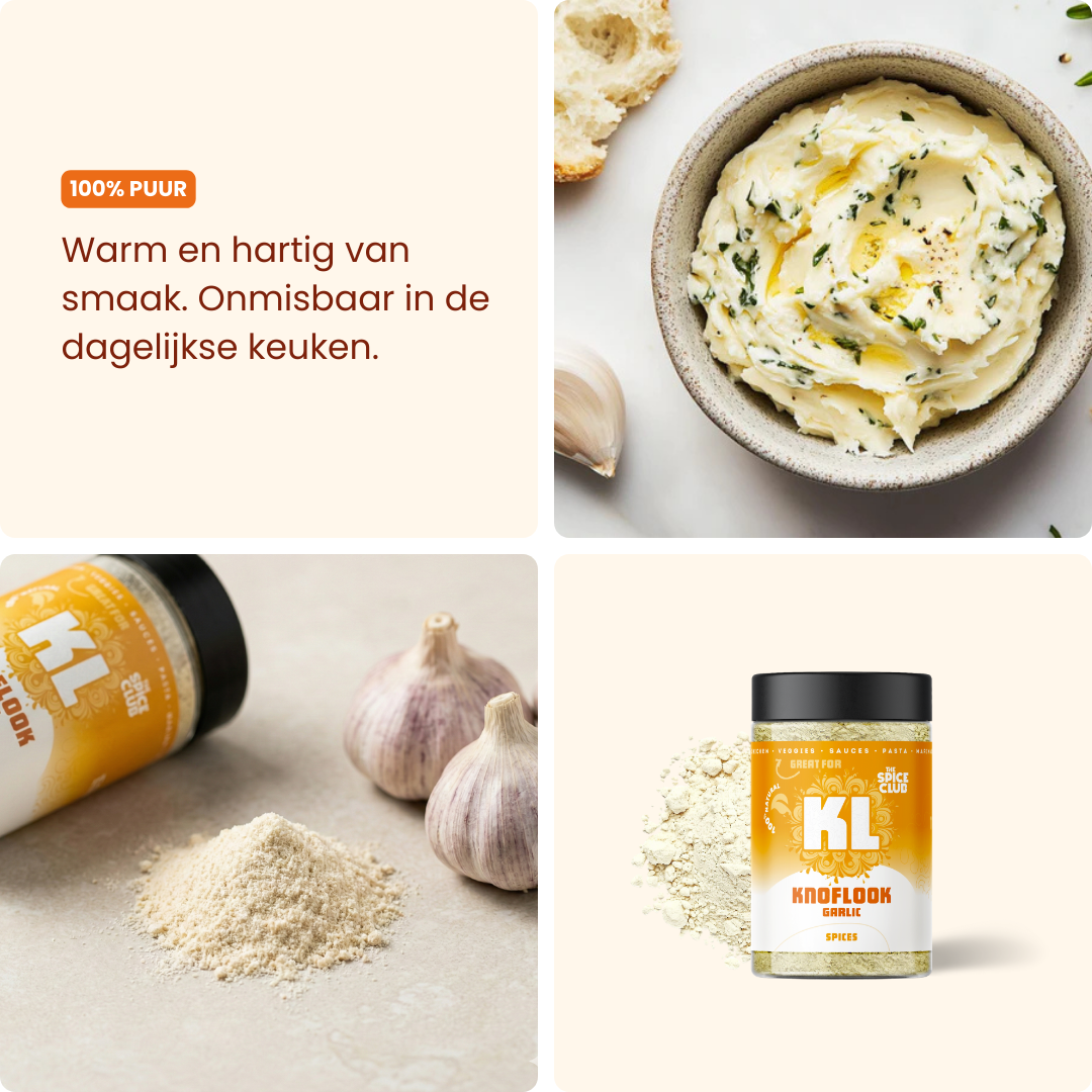 Knoflook Poeder - specerijen - verpakking | The Spice Club