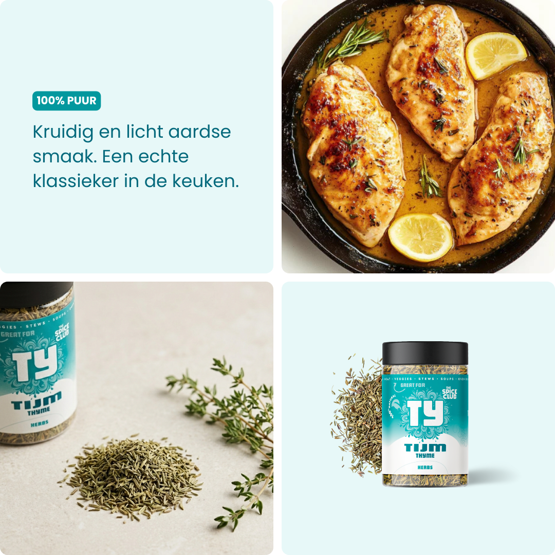 Tijm Heel - kruiden - verpakking | The Spice Club