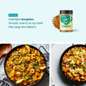 Paella Mix - kruidenmix, 100% natuurlijk, zoutvrij - ingrediënten | The Spice Club