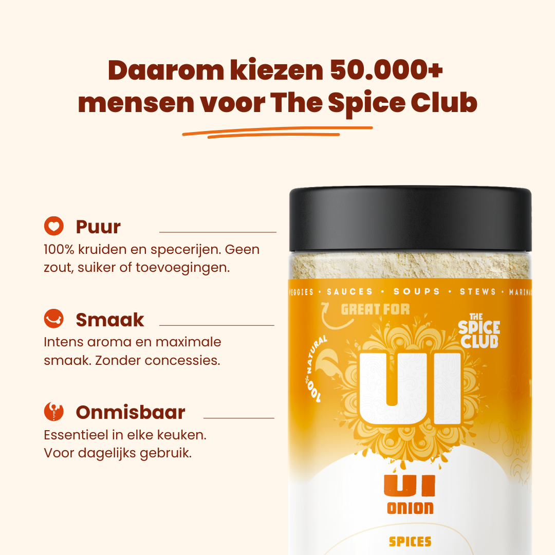 Uipoeder - specerijen - bereiding | The Spice Club
