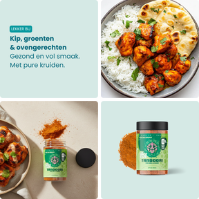 Tandoori Mix - Indiase kruidenmix, 100% natuurlijk - verpakking | The Spice Club