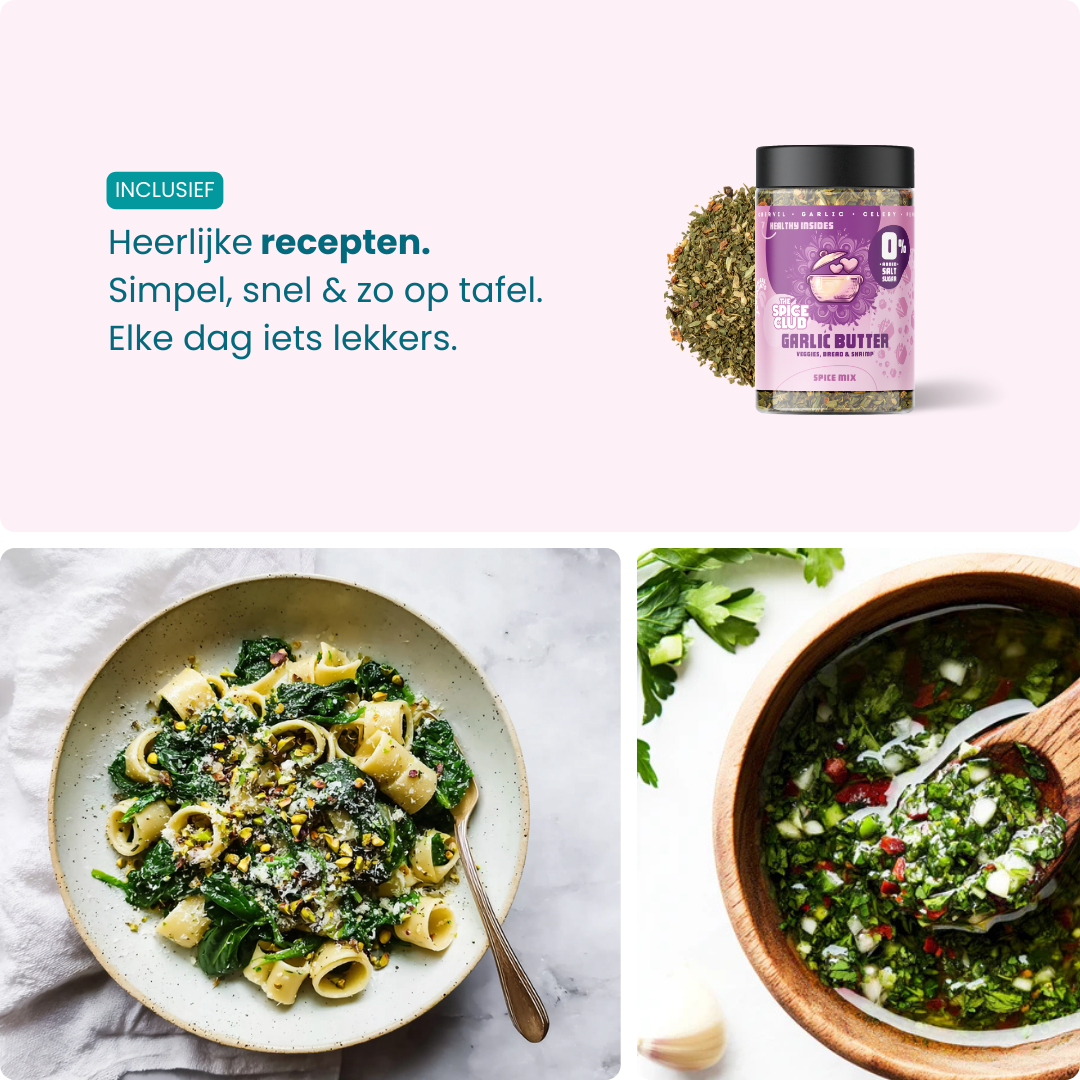Kruidenboter mix ingrediënten - 100% natuurlijk zonder zout | The Spice Club