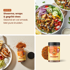 Shoarma Mix - Midden-Oosterse kruidenmix, 100% natuurlijk - verpakking | The Spice Club