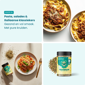 Pasta Mix - Italiaanse kruidenmix, 100% natuurlijk, zoutvrij - verpakking | The Spice Club