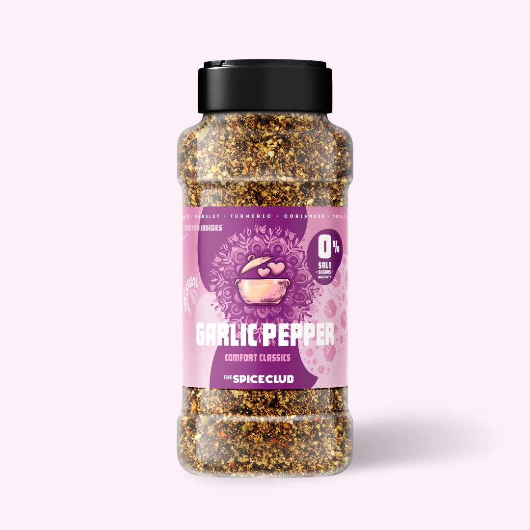 Knoflook Peper Mix - kruidenmix, 100% natuurlijk, zoutvrij - detail | The Spice Club