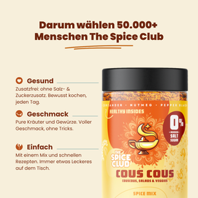 Couscous Mix: Darum wählen Menschen The Spice Club – gesund, voller Geschmack, einfach