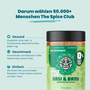 Nasi & Bami Mix Allround: Darum wählen Menschen The Spice Club – gesund, voller Geschmack, einfach