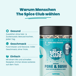 Poke Bowl & Sushi-Topping: Darum wählen Menschen The Spice Club – gesund, voller Geschmack, einfach