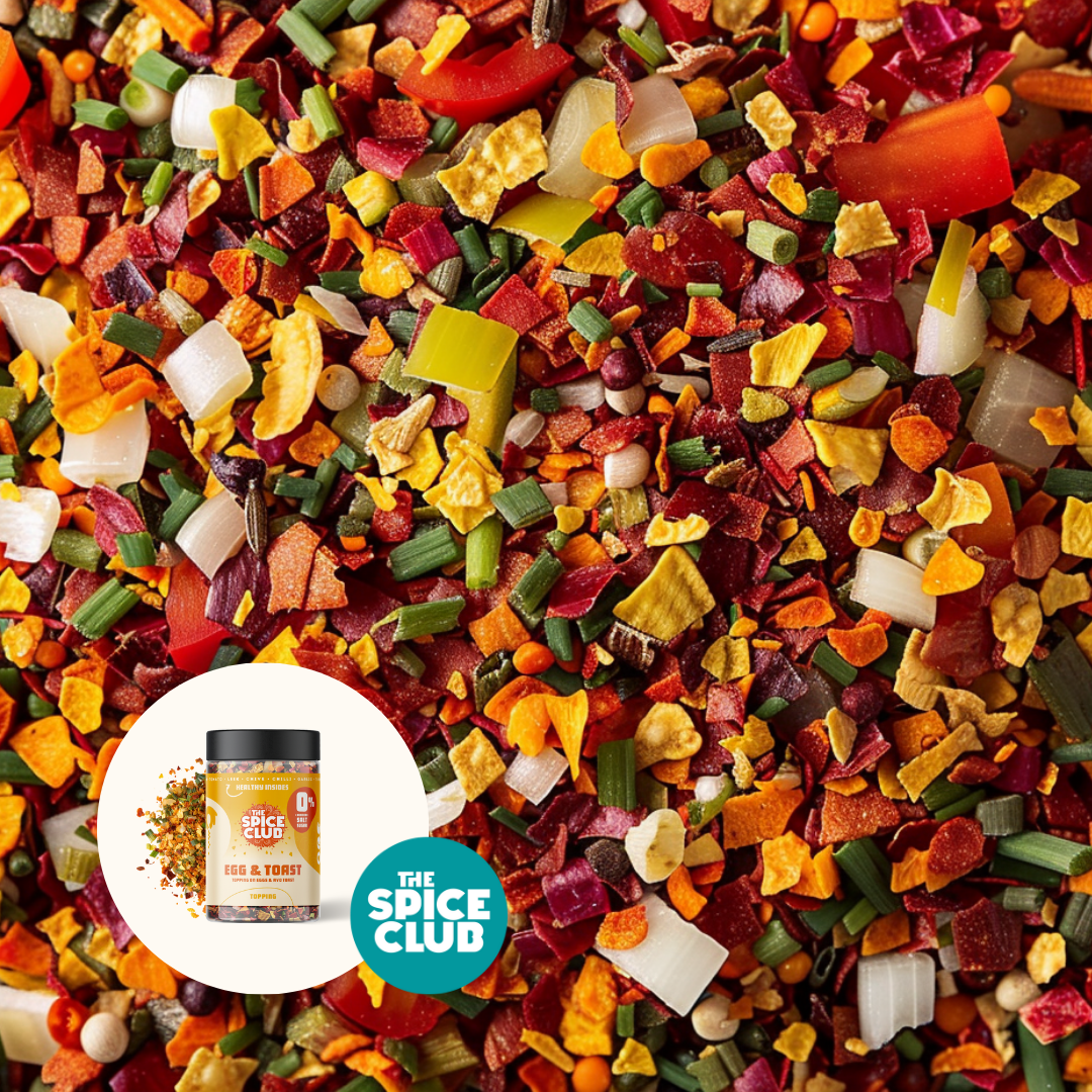 Ei Topping - kruidenmix, 100% natuurlijk, zoutvrij - ingrediënten | The Spice Club