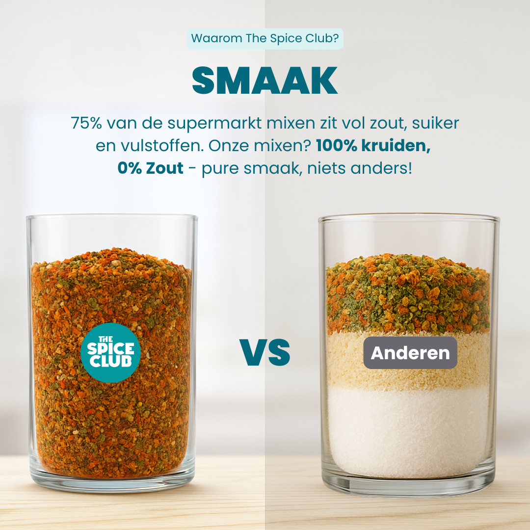 De Starter Set · 9-Pack - bundel, 100% natuurlijk, zoutvrij - ingrediënten | The Spice Club