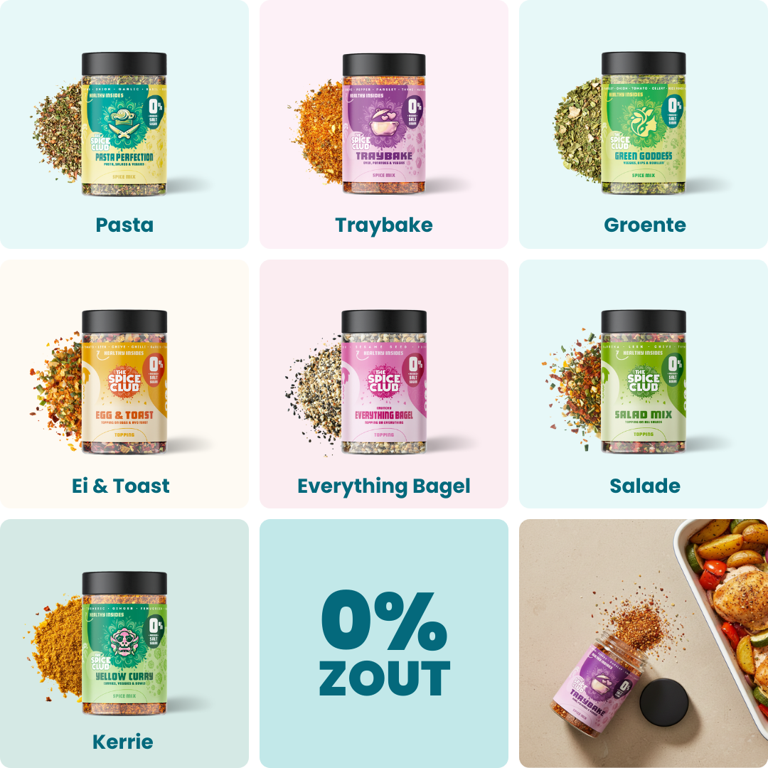 De Dagelijkse Favorieten Set · 7-Pack - bundel, 100% natuurlijk, zoutvrij - verpakking | The Spice Club