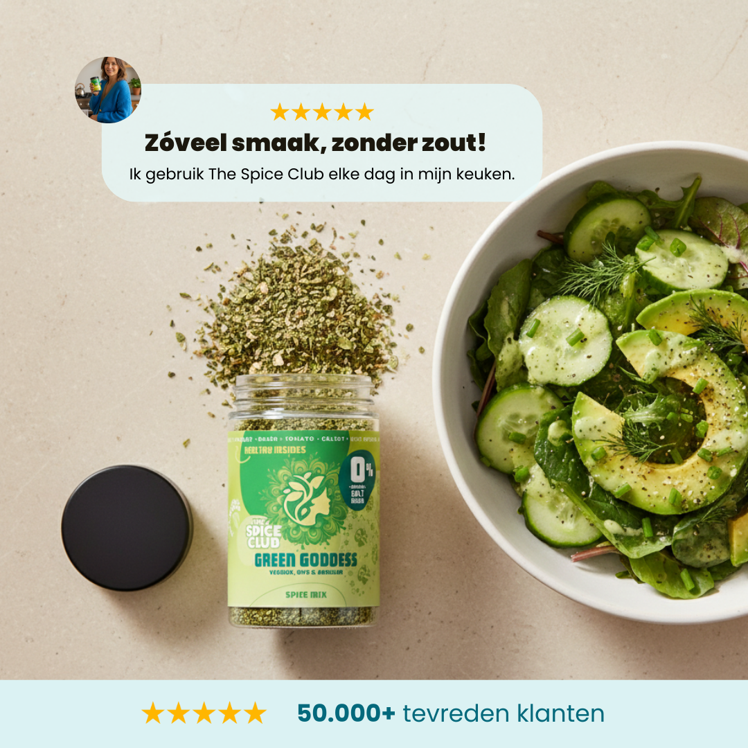 Green Goddess Groente Mix - kruidenmix, 100% natuurlijk, zoutvrij - detail | The Spice Club