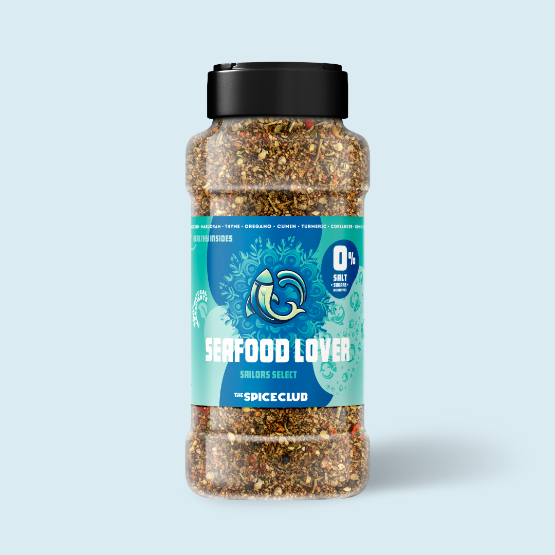 Vis Kruiden kruidenmix detail - The Spice Club 100% natuurlijk zonder zout