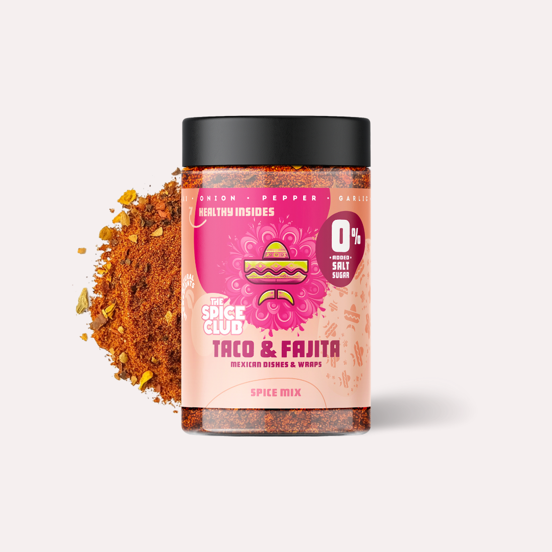 Taco & Fajita Mix - Mexicaanse kruidenmix, 100% natuurlijk, zoutvrij | The Spice Club