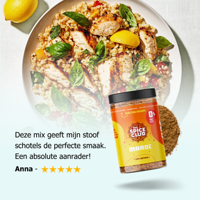 Ras El Hanout Mix ingrediënten - Marokkaanse kruidenmix, 100% natuurlijk zonder zout | The Spice Club