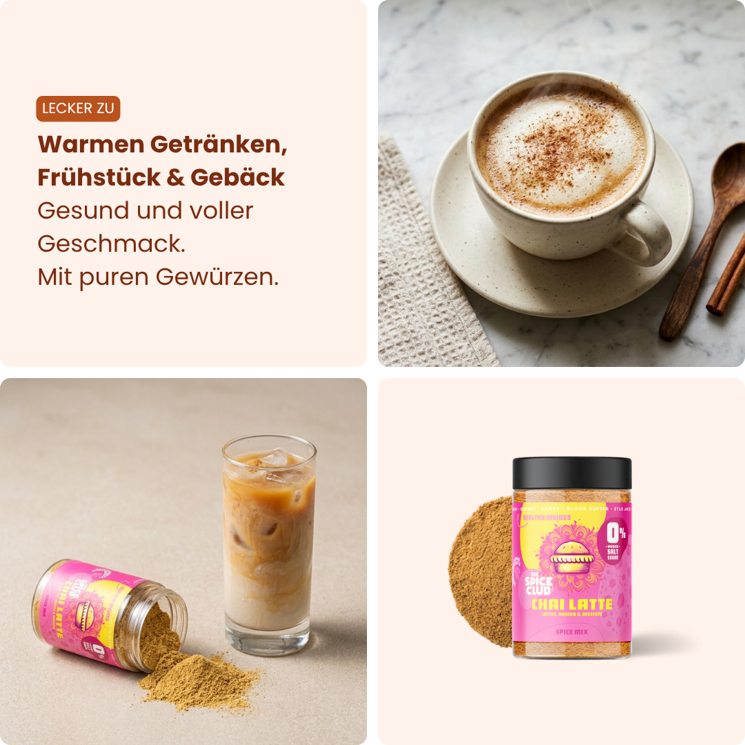 Chai Latte Mix – lecker zu Warmen Getränken, Frühstück & Gebäck [de]