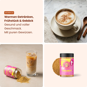Chai Latte Mix – lecker zu Warmen Getränken, Frühstück & Gebäck