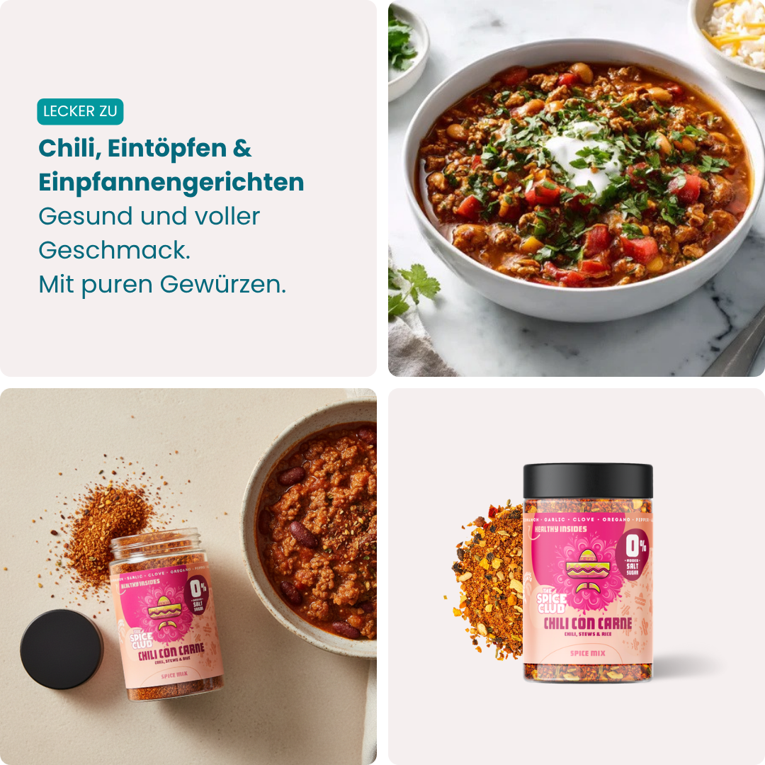 Chili Con Carne Mix – lecker zu Chili, Eintöpfen & Einpfannengerichten [de]